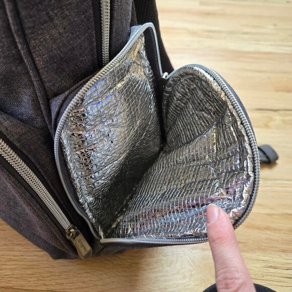 Ergobaby Anywhere I Go Diaper Bag Backpack, Grey - Picture 8 of 15